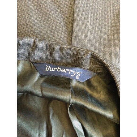 Vintage Burberry Burberrys Mens Blazer Jacket Pure Wool Vented 2 Button 38 - Picture 5 of 8